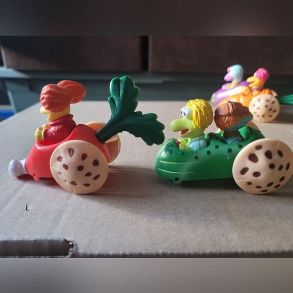Vintage McDonald’s Fraggle Rock Toys 1988 Complete Set Of 4 Cars Muppets - Picture 5 of 5